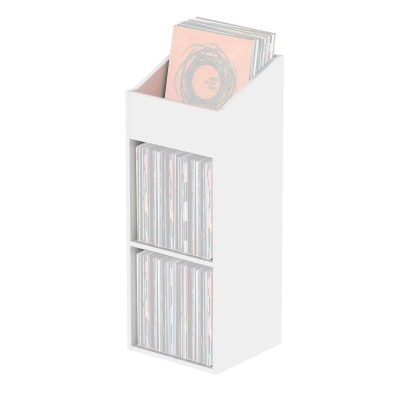Record Rack 330 Vinyl Station Shelf - White