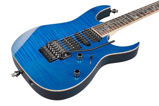 RG J Custom Electric Guitar with Case - Royal Blue Sapphire