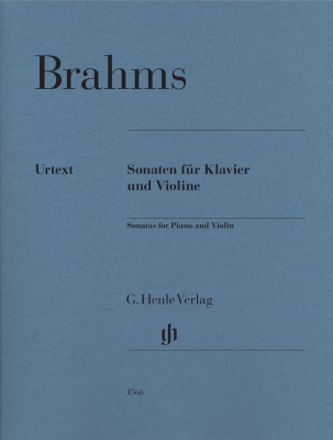 G. Henle Verlag - Violin Sonatas - Brahms /Wiechert /Helmchen /Struck - Violin/Piano - Book