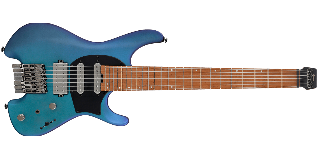 Q547 Standard 7-String Electric Guitar - Blue Chameleon Metallic Matte