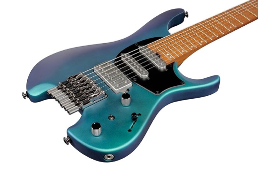 Q547 Standard 7-String Electric Guitar - Blue Chameleon Metallic Matte