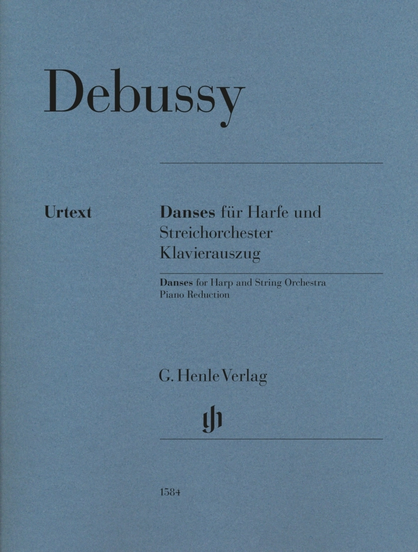 Danses for Harp and String Orchestra - Debussy/Suss-Schellenberger -  Harp/Piano Reduction - Book