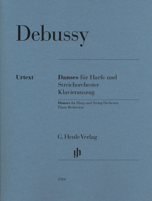 G. Henle Verlag - Danses for Harp and String Orchestra - Debussy/Suss-Schellenberger -  Harp/Piano Reduction - Book