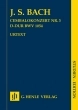 G. Henle Verlag - Harpsichord Concerto no. 3 D major BWV 1054 - Bach \/Minuth \/Mullemann - Study Score