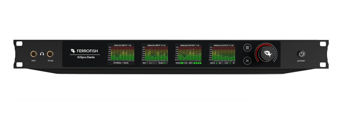 A32pro Dante AD/DA 32x32 Multi-Channel Converter