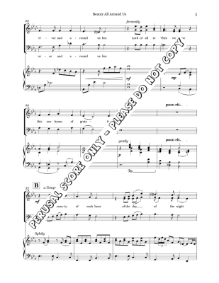Beauty All Around Us - Nickel - SATB