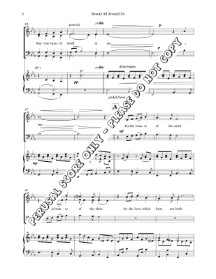 Beauty All Around Us - Nickel - SATB