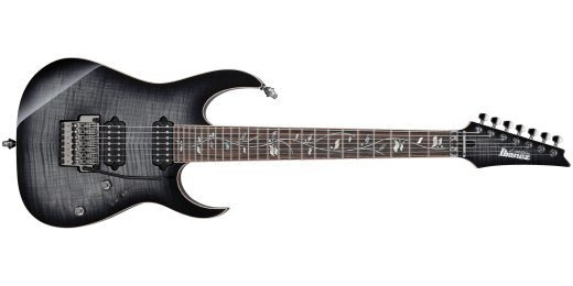 Ibanez - RG J Custom 7-String Electric Guitar with Hardshell Case - Black Rutile