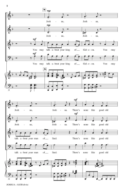 Joshua - Traditional Spiritual/Dilworth - SATB
