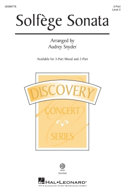 Hal Leonard - Solfege Sonata - Mozart/Snyder - 2pt