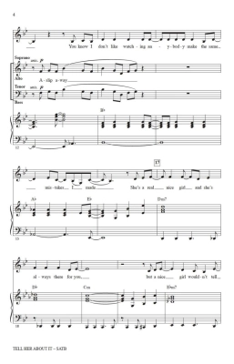 Tell Her About It - Joel/Zaino - SATB