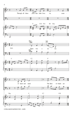 I Still Have Faith in You - ABBA/Huff - SATB