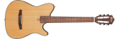 Ibanez - FRH10N Nylon String Acoustic/Electric Guitar - Natural Flat