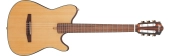 Ibanez - FRH10N Nylon String Acoustic\/Electric Guitar - Natural Flat
