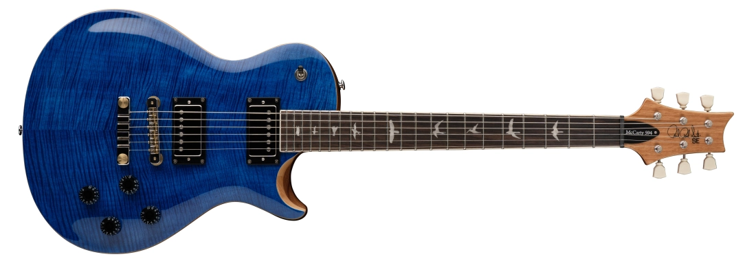 SE McCarty 594 Singlecut Electric Guitar with Gigbag - Faded Blue