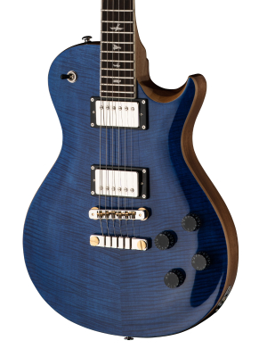 SE McCarty 594 Singlecut Electric Guitar with Gigbag - Faded Blue