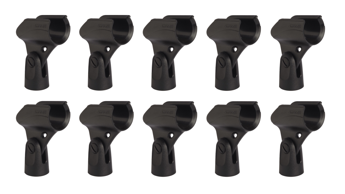 A25D Stand Adaptors/Microphone Clips (10 Pack)
