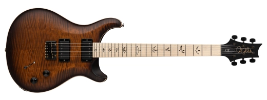 DW CE 24 Hardtail - Dustie Waring Electric Guitar with Gig Bag - Burnt Amber Smokeburst