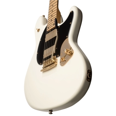 Jared Dines Signature StingRay Guitar w/Gig Bag - Olympic White