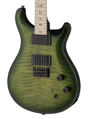 DW CE 24 Hardtail - Dustie Waring Electric Guitar with Gig Bag - Jade Smokeburst
