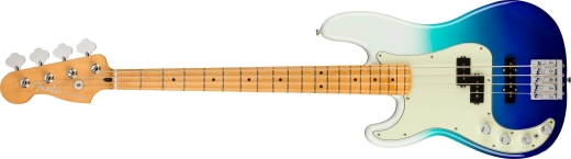 Player Plus Precision Bass, Left-Hand, Maple Fingerboard - Belair Blue