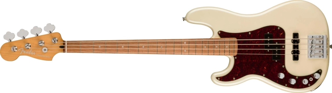 Player Plus Precision Bass, Left-Hand, Pau Ferro Fingerboard - Olympic Pearl