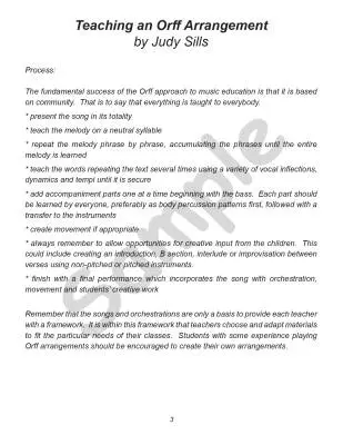 Orff Source - Gagne/Sills - Book