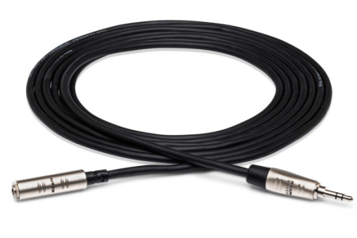 Hosa - REAN 3.5mm TRS to 3.5mm TRS Pro Headphone Extension Cable - 5