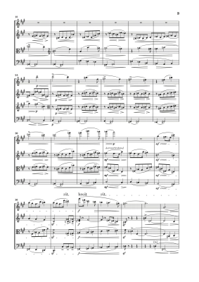 String Quartet No. 2 Op. 10 with Soprano Part - Schoenberg/Scheideler - Study Score