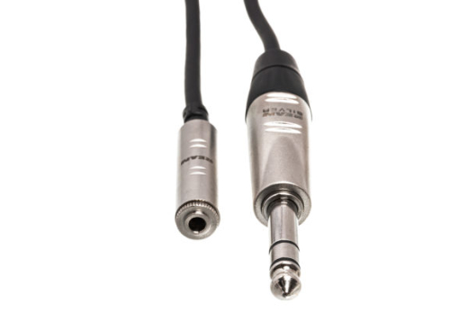 REAN 3.5mm TRS to 1/4\'\' TRS Pro Headphone Adapter Cable - 5\'