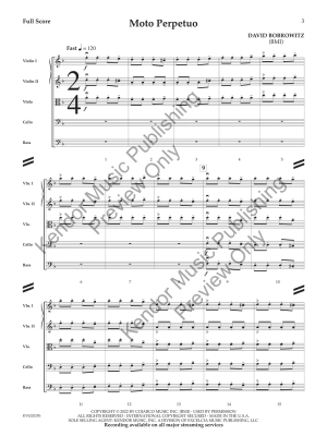 Moto Perpetuo - Bobrowitz - String Orchestra - Gr. 2.5