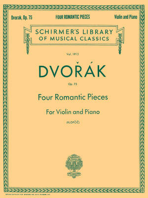G. Schirmer Inc. - Four Romantic Pieces, Op. 75