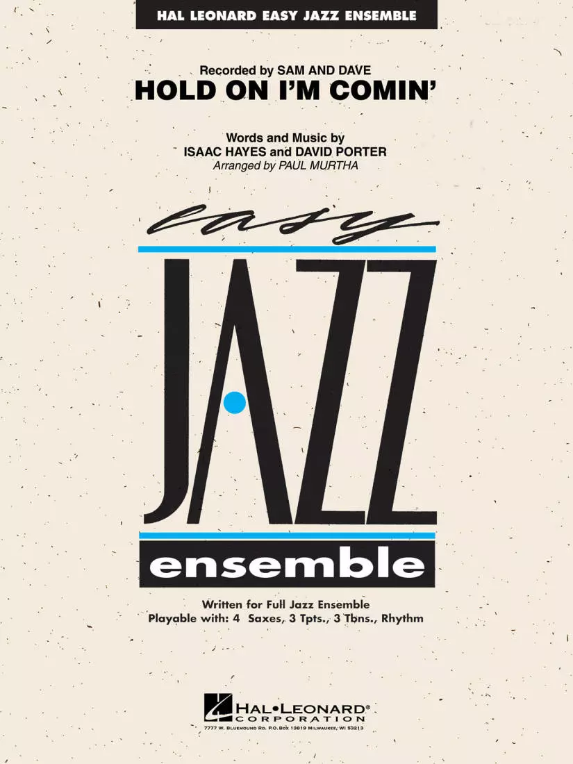 Hold on I\'m Coming - Hayes/Porter/Murtha - Jazz Ensemble - Gr. 2