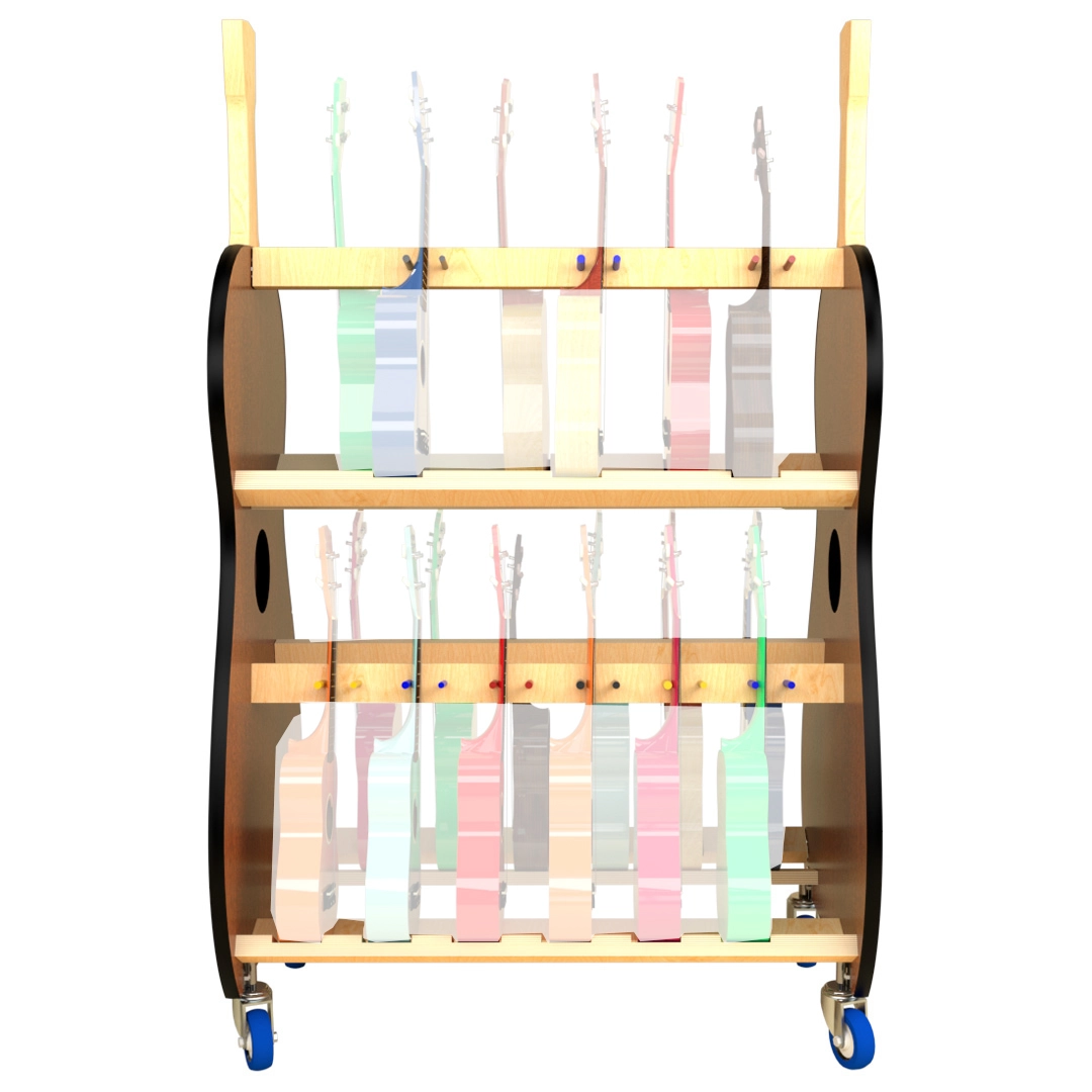 Band Room Mobile 18-Soprano Ukulele Rack