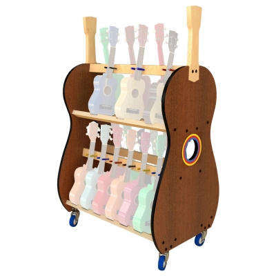 Band Room Mobile 18-Soprano Ukulele Rack