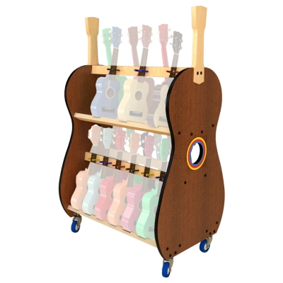 Band Room Mobile 18-Soprano Ukulele Rack