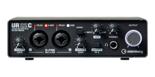 UR22C USB Audio Interface, Studio Microphone and Headphones Recording Pack