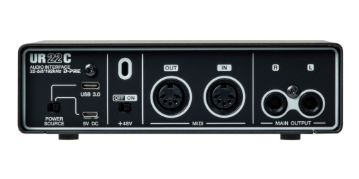 UR22C USB Audio Interface, Studio Microphone and Headphones Recording Pack