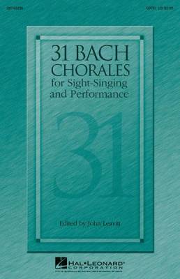 Hal Leonard - 31 Bach Chorales for Sight-Singing and Performance
