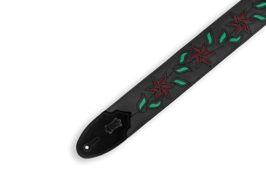 2.5\'\' Flowering Vine Strap - Black/Red