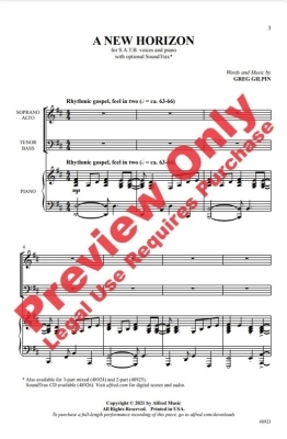 A New Horizon - Gilpin - SATB