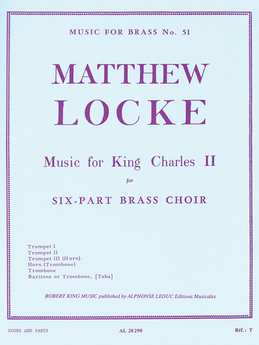 Music For King Charles II - Locke - Brass Choir (Sextet)