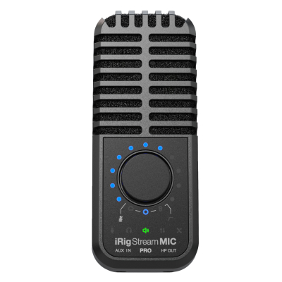 IK Multimedia - Microphone compact multidirectivit iRig Stream Mic Pro