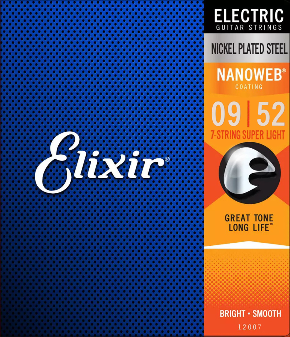 NANOWEB 7-String Electric Super Light Guitar Strings