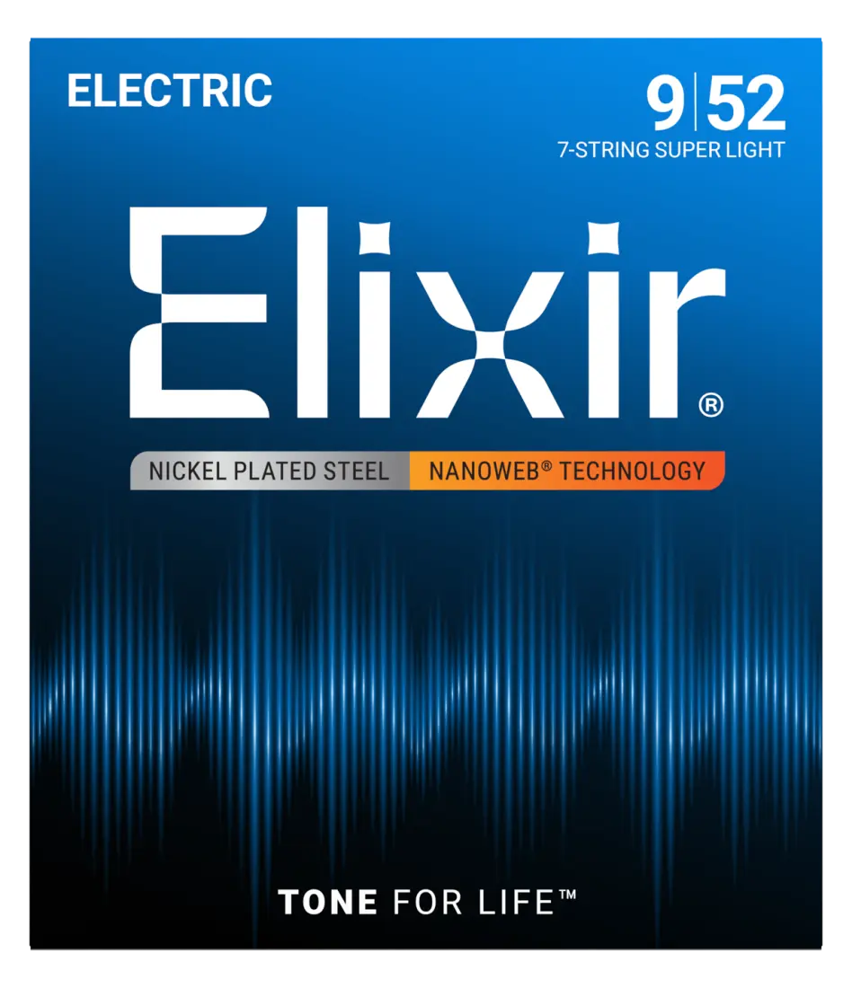 NANOWEB 7-String Electric Super Light Guitar Strings 9-52