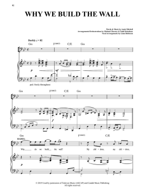 Hadestown - Mitchell - Piano/Vocal/Guitar - Book