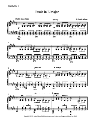 Etudes for Solo Piano (Twenty-Six Etudes) Volume 2 - Adams - Piano - Book