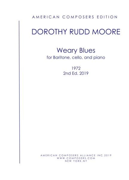 Weary Blues - Hughes/Moore - Baritone/Cello/Piano