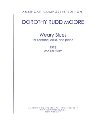 American Composers Alliance - Weary Blues - Hughes/Moore - Baritone/Cello/Piano