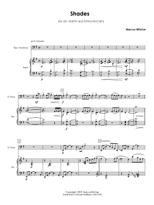 Shades - Wilcher - Bass Trombone - Book